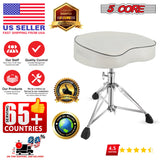 Best drum chair with a padded seat, strong frame, and anti-slip rubber pads for drummers.