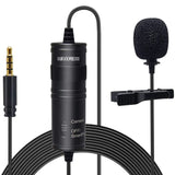 5Core Lavalier Microphone Clip On  Professional Grade 3.5mm Lapel Mic  Omnidirectional Lav Mic