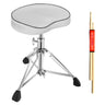 5Core Drum Throne Padded Guitar Stool Saddle Drummer Seat for Adults & Kids BROWN