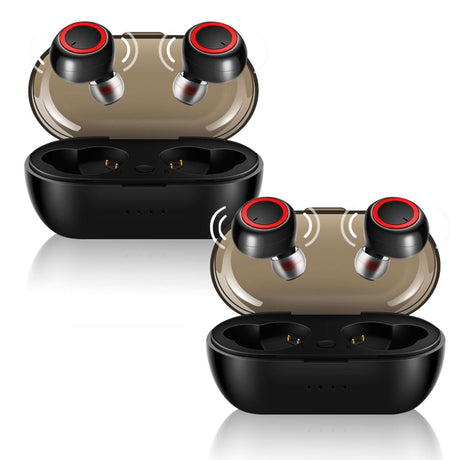 5 Core 2PCS Wireless Ear Buds Mini Bluetooth Earbud Headphones Wire Less 32 Hours Playtime IPX8