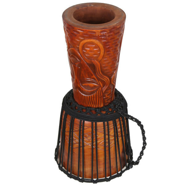 Mother Earth Djembe Drum, 10" Head x 20" Tall