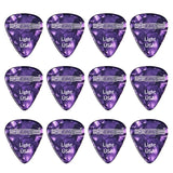 5Core Guitar Picks Celluloid Light Gauge 0.46mm Pick - Acoustic Electric Bass Guitars PURPLE