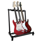 5 Core Multi Guitar Rack Stand Floor 3 Slot Adjustable Flying V Guitars Holder