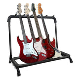 5Core Guitar Rack 5 Slot Multi Guitars Stands Floor Safe Storage for Electric Acoustic Flying V Guitars