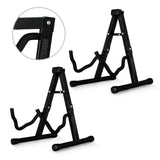 5Core Guitar Stand Floor A Frame Electric Acoustic Bass Soporte Para Guitarra BLACK