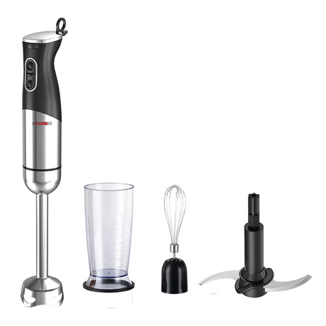 5 Core Electric Immersion Hand Blender 500W 3-in-1 Electric Whisker 9 Variable speed 800ml Mixing Beaker Powerful Portable Easy Control Grip Handheld Blender for Smoothies Shakes & Soup HB 1516 NEW