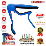 5Core Capo Acoustic Electric Guitar 6 String Kapo Clip For Banjo Mandolin Ukulele BLUE