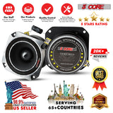 5Core Tweeters Speakers Car Audio Pair 600W Peak 3.5 Inch Super Tweeter Bullet