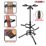 5Core Guitar Stand Floor Tripod Portable Adjustable Multi Guitars Holder