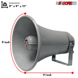 5Core PA Horn Loud Speaker 9 Inch Outdoor Indoor 20W 8 Ohm Multi Purpose Loudspeaker