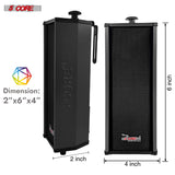 5Core Outdoor Speakers Stereo In Wall 100W Peak Passive Home Audio System