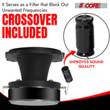 5Core Tweeters Speakers Car Audio Pair 600W Peak 3.5 Inch Super Bullet Tuiters Para Sonido Para Carro