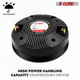 5 Core Compression Driver 300W RMS 8 Ohm Titanium Horn Throat Tweeter Speaker 18 TPI Threading