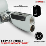 5Core Vintage Microphone Classic Dynamic Professional XLR Studio Retro Style Mic BLACK