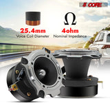 5Core Tweeters Speakers Car Audio Pair 600W Peak 3.5 Inch Super Bullet Tuiters Para Sonido Para Carro