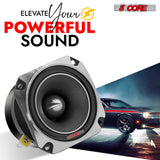 5Core Tweeters Speakers Car Audio Pair 600W Peak 3.5 Inch Super Tweeter Bullet