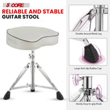 5Core Drum Throne Padded Guitar Stool Saddle Drummer Seat for Adults & Kids