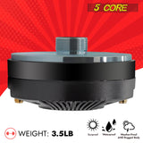 5 Core Compression Driver 300W RMS 8 Ohm Titanium Horn Throat Tweeter Speaker 18 TPI Threading