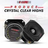 5Core Tweeters Speakers Car Audio Pair 600W Peak 3.5 Inch Super Tweeter Bullet