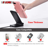 5Core Fast Wireless Charger Phone Qi Certified 10W Cellphone Charging Stand Dock