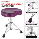 5Core Drum Throne Padded Guitar Stool Saddle Drummer Seat for Adults & Kids