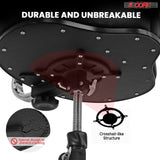 5Core Drum Throne Padded Guitar Stool Backrest Drummer Seat for Adults & Kids