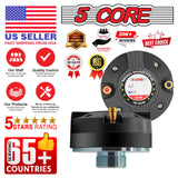 5 Core Compression Driver Titanium Voice Coil 200W Max Audio Horn Speaker Tweeter System Extremely Loud