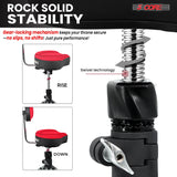 5Core Drum Throne Padded Guitar Stool Backrest Drummer Seat for Adults & Kids