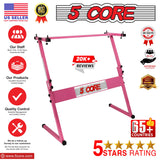 5 Core Keyboard Stand Z Style Height Adjustable Sturdy Piano Riser Lift Holder Stands PINK