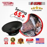 5 Core 12 Inch Subwoofer Speaker 600W Max 8 Ohm Full Range Replacement DJ Bass Sub Woofer