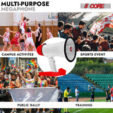 5Core Megaphone Bullhorn Speaker Mini 30W Bull Horn Kids Megafono 800 Feet