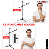 5Core Tripod Mic Stand Adjustable Heavy Duty Floor Holder Microphone Boom Arm