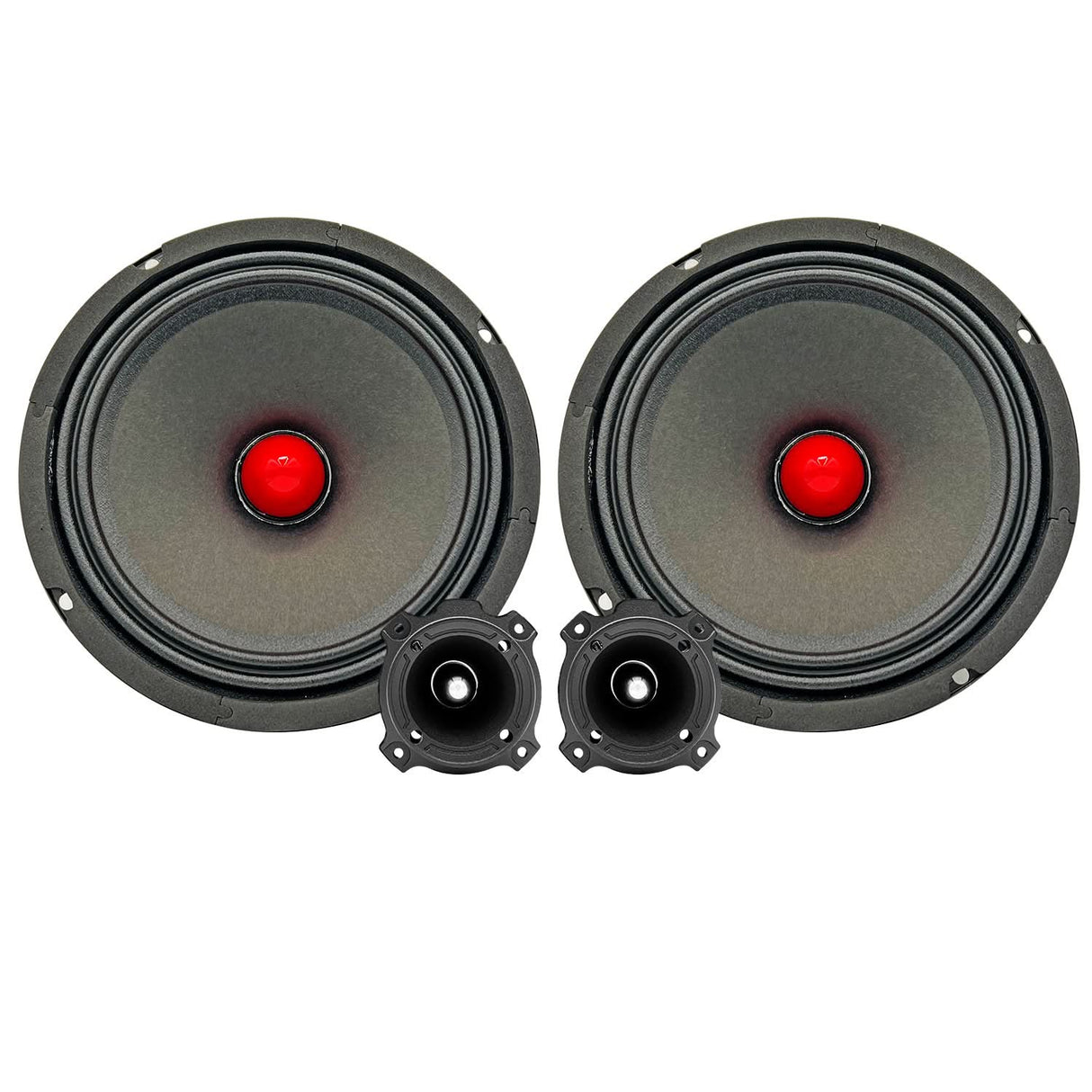 5 Core 6.5 Inch Midrange Door Speaker + Tweeter Combo 580W PMPO Subwoofer 300W PMPO Tweeters