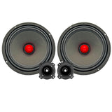 5 Core 6.5 Inch Midrange Door Speaker + Tweeter Combo 580W PMPO Subwoofer 300W PMPO Tweeters