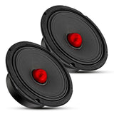 5Core 6.5 Inch Midrange Car Door Speaker 360W Subwoofer w Aluminum Bullet 4Ω Sub Woofer