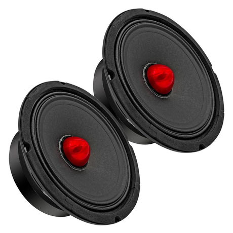 5Core 8 Inch Midrange Door Speaker 500W PMPO Subwoofer w Aluminum Bullet 4Ω Sub Woofer