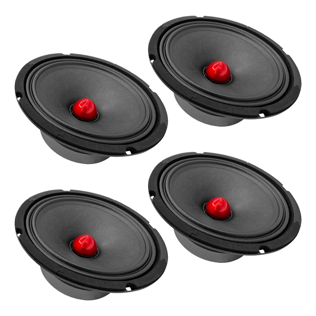 5Core 8 Inch Midrange Door Speaker 580W PMPO Subwoofer w Aluminum Bullet 8O Sub Woofer