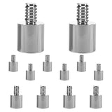 5 Core Mic Stand Adapter 12 Pieces 5/8 Female to 1/4 Inch Male Screw Thread Conversion Connector