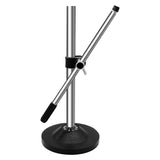 5Core Desktop Mic Stand Universal Desk Microphone Holder Table Top Round Base Stands