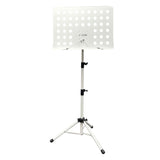 5Core Music Stand For Sheet Music Portable Tripod Adjustable Folding Note Holder WHITE