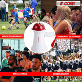 Multipurpose mini megaphone, designed for kids and ideal for fun, events, and simple communication.