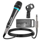 5 Core 2 Pieces Microphone Pro Dynamic Metal Mic XLR Audio Cardiod Vocal Karaoke Singing ND-26X 2PCS