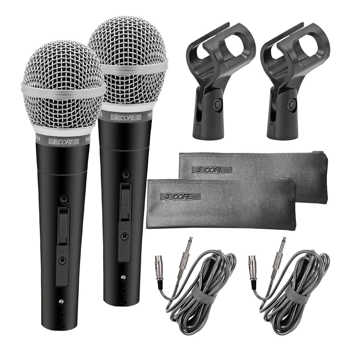 5Core XLR Microphone Dynamic Mic Karaoke Singing Studio Microfono Handheld Mics