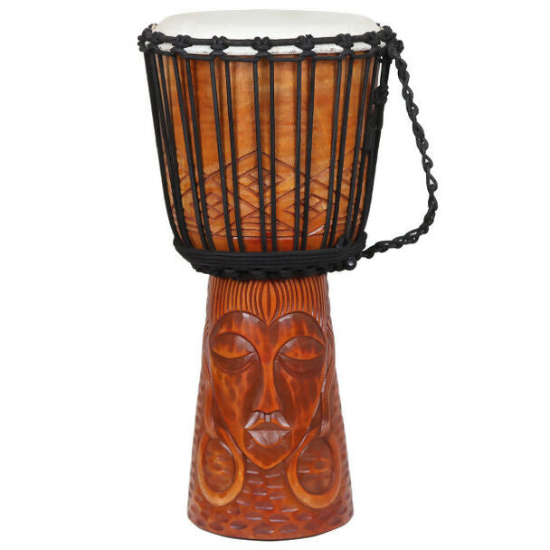 Mother Earth Djembe Drum, 10" Head x 20" Tall