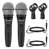 5Core XLR Microphone Dynamic Mic Karaoke Singing Studio Mics Handheld Microfono