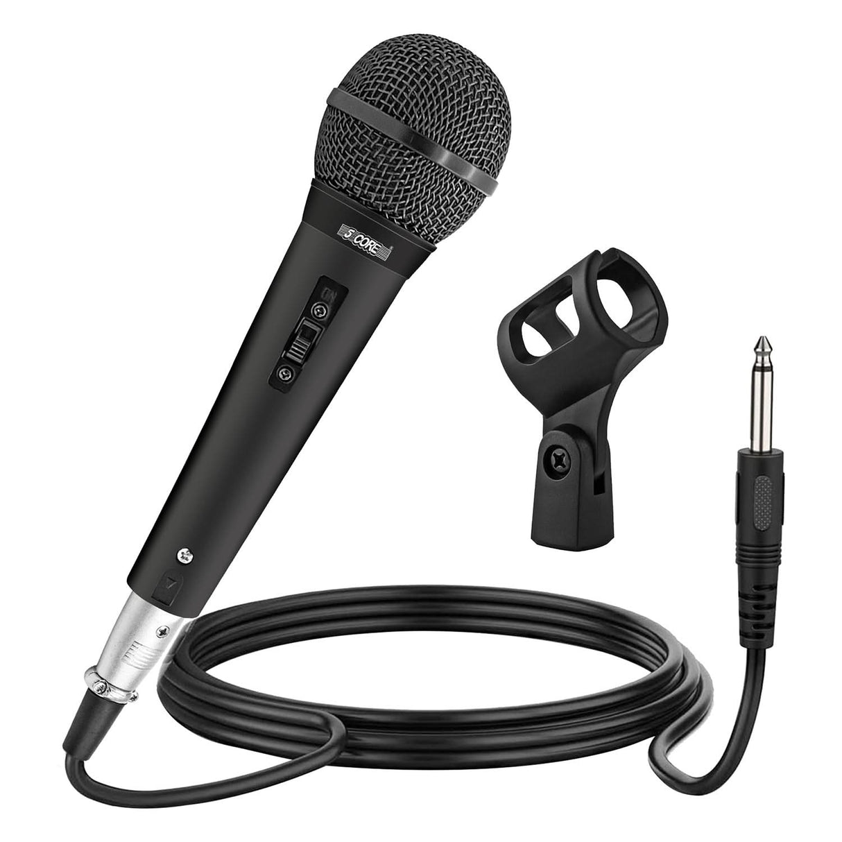 5Core XLR Microphone Dynamic Mic Karaoke Singing Studio Mics Handheld Microfono