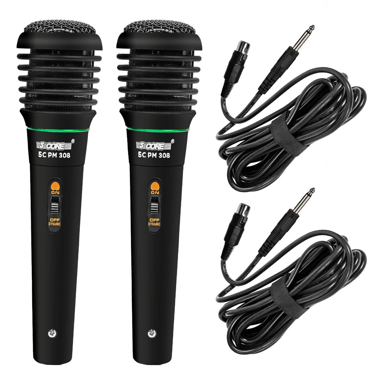 5Core XLR Microphone Dynamic Mic Karaoke Singing Studio Mics Handheld Microfono