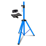 5Core Speaker Stand Tripod Tall Adjustable 72 Inch DJ Studio Monitor Stands Pole Mount BLACK