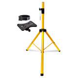 5Core Speaker Stand Tripod Tall Adjustable 72 Inch DJ Studio Monitor Stands Pole Mount BLACK