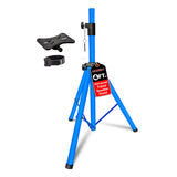 5Core Speaker Stand Tripod Floor Short Adjustable DJ Studio Monitor Stands Pole Mount SKY BLUE